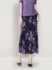 Nueva Falda de Media Longitud Estilo Nacional Chinoiserie Verano Nuevo Retro Abertura Lateral Cremallera Falda de Cadera Falda Larga Gama Alta