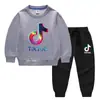 Conjunto de Ropa Infantil Transfronterizo Nuevo Primavera y Otoño 2026: Conjunto de Dos Piezas para Niños: Sudadera y Pantalón Largo, Atuendo de Algodón de Manga Larga de Color Sólido para Bebés