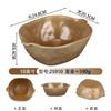 Plato de Res para Fondue Estilo Montaña de Melamina, Shabu de Res, Bol de Cuerno de Res, Plato de Res con Bordes Elevados, Sabor Estilo Montaña