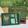 Guofeng Lindo Panda Cuaderno de Bocetos Caja de Regalo Traje Cuaderno Regalo para Estudiante Set de Regalo de Papelería Regalo