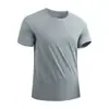Camiseta de Verano Jeep para Hombre con Sensación de Frescura, Secado Rápido, Sin Costuras, Cuello Redondo, Manga Corta, Alta Elasticidad, Transpirable, Camisa Deportiva para Fitness