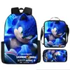 Mochila Sonic Transfronteriza Gran Capacidad Mochila Escolar para Estudiantes Mochila Escolar de Anime Sonic Transfronteriza