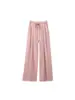 Pantalones Sueltos de Pierna Recta Estilo Old Money con Efecto de Caída, Pantalones Casuales de Pierna Ancha, Nuevo Modelo 2026, Jeans de Longitud al Suelo de Lyocell Tencel para Mujer