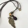 Nuevo Collar Largo Étnico Retro Estilo Chino para Mujer Estilo Coreano Accesorios de Colgantes Apilados Cadena de Suéter de Moda Versátil de Nicho