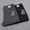 Pantalones casuales rectos de lana de alta gama para hombre, otoño e invierno, gruesos, de lujo ligero, pantalones de lana de negocios para hombre, pantalones de traje con caída