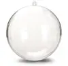 Bola Plástica Transparente Abre e Fecha, Bola de Acrílico, Bola Redonda Oca de Tamanho Grande para Decoração, Bola para Teto de Salão de Banquetes de Hotel