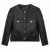 Otoño e Invierno Haining Chaqueta Nueva de Piel Genuina para Mujer Corta de Piel de Cabra Estilo Pequeño Fragante Chaqueta de Cuero Personalización de Chaqueta de Cuero