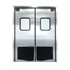 Venta al por mayor transfronteriza de fábrica Acero inoxidable Anticolisión Puerta Taller libre de polvo de cocina Puerta de transferencia Doble oscilación Rebote Almacén frío Puerta libre