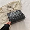 Fio de bordado rômbico all-match ins cadeia bolsa de ombro feminina 2024 início da primavera nova moda Messenger Bag tote bag feminino