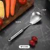 Acero Inoxidable Olla Liren Pala Integrada Juego de Utensilios de Cocina Olla de Cocina para el Hogar Cuchara para Sopa Colador Pala para Sartén Cuchara Engrosada