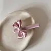 Nuevo Estilo de Principios de Primavera Fresco y Sencillo Pinza para el Cabello con Lazo para Niñas, Versátil para el Uso Diario, Flequillo Lateral y Cabello Suelto Pinza BB Pinza para el Cabello
