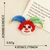 Parche Bordado Autoadhesivo Tema Payaso de Circo Etiqueta Bordada Parche DIY para Ropa Bolsa Accesorios Parche Tela Parche