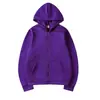 Nueva Sudadera con Capucha y Cardigan para Hombre Transfronteriza Europea y Americana Color Sólido Chaqueta Deportiva Camisa con Cremallera para Hombre Otoño e Invierno Venta al por Mayor