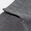 Falda profesional elegante de negocios negra corta para mujer principios de otoño falda de un paso adelgazante falda envolvente con abertura gris falda de trabajo