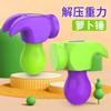 En Stock Tiktok Zanahoria Alivio del Estrés Impreso en 3D Gravedad Infantil Berenjena Cuchillo Retráctil Juguete Educativo Portátil