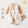 120g Macacão de Bebê Tipo a Roupa de Monge para Recém-Nascido Acolchoado Quente Roupas de Bebê Outono e Inverno Roupas de Borboleta Primavera e Outono