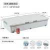 Caja de almacenamiento para cama, caja de almacenamiento para el hogar con ruedas planas, tipo cajón, para ropa, colcha, acabado de plástico