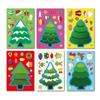 Lindas pegatinas creativas DIY de Navidad pegatinas decoración de cuenta de mano decoración navideña juguetes educativos para niños pegatinas