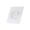 Gancho de cristal transparente Gancho de papel toalha Gancho de parede Gancho de dormitório Gancho de armazenamento de cozinha e banheiro Gancho Gancho sem furos