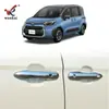 Adequado para Toyota 22 Sienta Exterior Modificado Elétrodepositado Capa Decorativa de Maçaneta Maçaneta da Porta Acabamento Especial