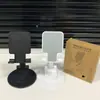 Soporte de teléfono metálico giratorio de molde privado de fábrica original, soporte de escritorio plegable para transmisión en vivo, logotipo de regalo personalizado