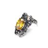 Nuevo Anillo de Acero de Titanio Hueco con Diamantes de Escorpión de Personalidad Creativa Retro Europeo y Americano Anillo de Acero de Titanio Punk de Moda para Hombre