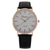 Reloj Minimalista Delgado de Cuarzo para Hombre, Reloj de Pulsera Analógico con Correa Clásica de Cuero
