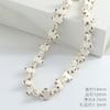 Venta al por mayor turquesa blanca sintética pez estrella de cinco puntas hojas abalorios accesorios de pulsera semiacabada cuentas sueltas joyería DIY hecha a mano