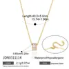 Collar Jieding de Acero de Titanio con Circonita Única de 18 Quilates, Accesorio de Lujo Ligero de Nicho para Mujer, Joyería Europea y Americana de Estilo No Desvanecible, Adorno de Acero Inoxidable