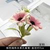 Flor Artificial Flor Rosa Cabeça de Flor DIY Adereços de Fotografia de Casamento Acessórios Chapéu de Bacharel Cocares Grampo de Cabelo Pacote de Material de Flor Combinando