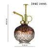 Regadera de vidrio vintage de diamantes Nueva Aspersor para jardín y hogar Rociador de riego a baja presión Florero de riego en spray