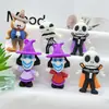 Chaveiro Boneca Pingente Halloween Série Noite de Natal Chaveiro Pingente Acessórios Boneca Crânio Fantasma