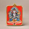 Colgante Thangka del Tíbet Zakilam Cuadrado Aleación de Acero de Titanio Oro Varios Patrones de Minerales Puede Elegir Directo de Fábrica
