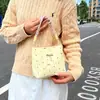 2026 Bolso Nuevo para Mujer Estilo Coreano Lunares Lazo Nuevo Plegado Bolso de Axila Moda Ins Versátil Bolso de Mano