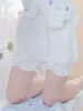 Pantalones de calabaza finos de verano para mujer, Shorts de seguridad JK, Pantalones falda anti-exposición, Se pueden usar afuera, Talla grande, Pantalones cortos holgados estilo linterna