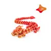 Adornos de Venta Caliente Transfronterizos Impresos en 3D con Articulaciones Móviles, Nuevos Adornos de Ceratópsido de Cristal, Juegos Hechos a Mano, Decoraciones de Dragón