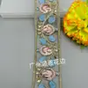 Punto Organza Lentejuelas Bordado Encaje Accesorios Malla Hilo Dorado Cinta Estilo Étnico Ropa Faldas Accesorios