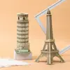 Puesto rompecabezas tridimensional 3d papel DIY hecho a mano jardín de infantes niños escolares educativo rompecabezas bloques de construcción juguetes al por mayor
