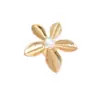 Anillos Abiertos Chapados en Oro al por Mayor Accesorios de Joyería Transfronterizos Europeos y Americanos Diseño de Caracola Marina Estrella de Mar Anillos Exagerados para Mujer