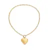 Marco de Fotos de Corazón Retro de Moda Europea y Americana Transfronterizo Colgante de Almacenamiento Collar de Acero Inoxidable para Mujer Joyería al por Mayor