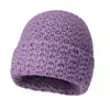 Gorro de Punto Grueso de Invierno Nuevo, Suelto, Cálido, Versátil, Protege Orejas, Hace que la Cara Parezca Más Pequeña