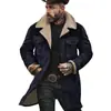 Chaquetas para Hombre 2025 Otoño e Invierno Europeas y Americanas en Stock Chaquetas Transfronterizas de Gamuza con Bloques de Color Amazon Abrigos con Cremallera y Múltiples Bolsillos