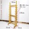 Estante de Piso de Múltiples Niveles de Doble Cara para Espadas y Sables, Estante para Flautas y Estante Universal para Armas de la Ciudad de Longquan
