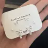 Conjunto de Brincos de Uma Semana Mais Vendido Transfronteiriço Estilo Coreano Liga de Zinco Coreana Animal Coração Simples Moda Brincos Femininos Múltiplos Pares