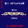 Tallado en Madera Dongyang Piezas de Flor Tallada en Madera Calcomanía Decorativa Tallada en Madera Cabezal de Puerta de Madera Maciza Marco de Puerta de Flor Larga Pared de Fondo Flor de Madera