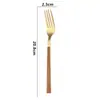 2026 Nuevo Estilo Transfronterizo Mango de Madera Sintética Acero Inoxidable Cuchillo Tenedor Cuchara Estilo Francés Ins Tenedor para Bistec de Comida Occidental Cuchara de Postre