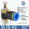 Conector de Intubação Rápida Série SL Válvula de Vazão Ajustável Sl4-M5/6-01/8-02/10-03/12-04 Completo