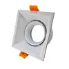 Kit de Caixa de Holofote Antirreflexo do Fabricante Original para Uso Residencial e de Escritório, Caixa de Downlight LED Embutido Mr16 em Alumínio Fundido