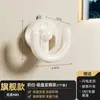 Gancho sin perforación para baño Almacenamiento de scrunchies Estante para diademas Gancho de ventosa para baño Estante de almacenamiento para pasadores, gomas elásticas y diademas