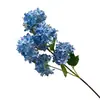 5 Cabezas de Hortensia de Madera Hortensia Copo de Nieve Flores Artificiales Hotel Boda Arreglo Floral Decoración Hogar Adornos Decorativos Suaves Flores Artificiales Mayoreo